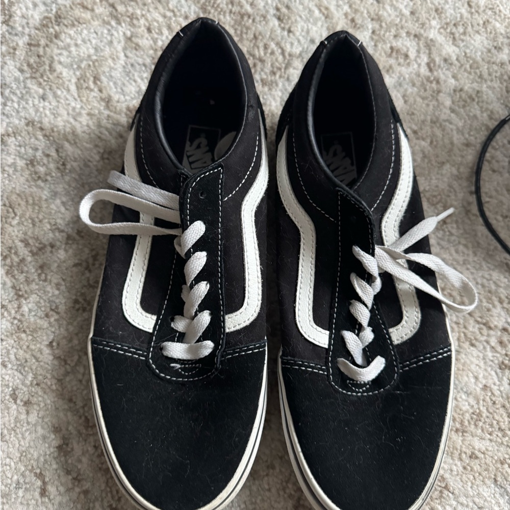 Vans Monochrome Lace-Up Shoes